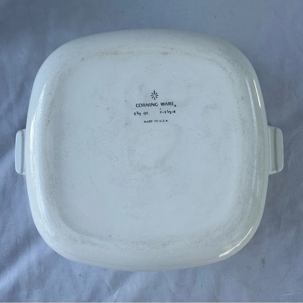 VTG CorningWare Blue Cornflower Casserole Dish Set of 3 with Lid P-10-B A-2-B